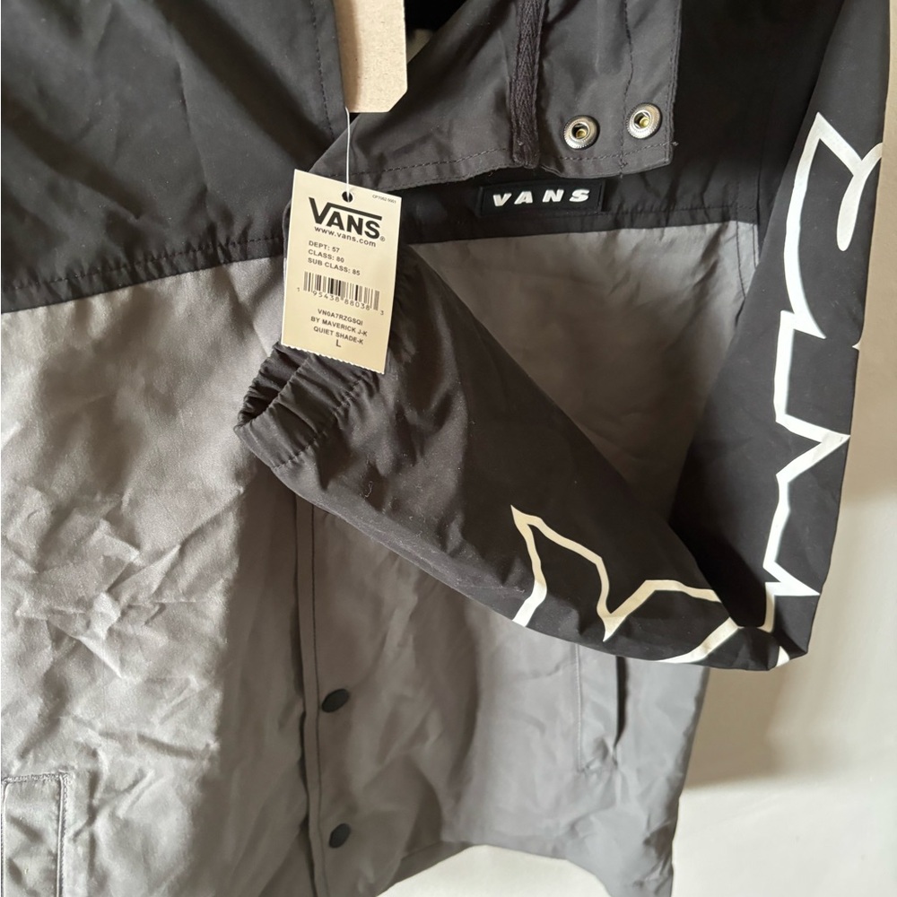 Vans Two-Tone Black and Gray Jacket